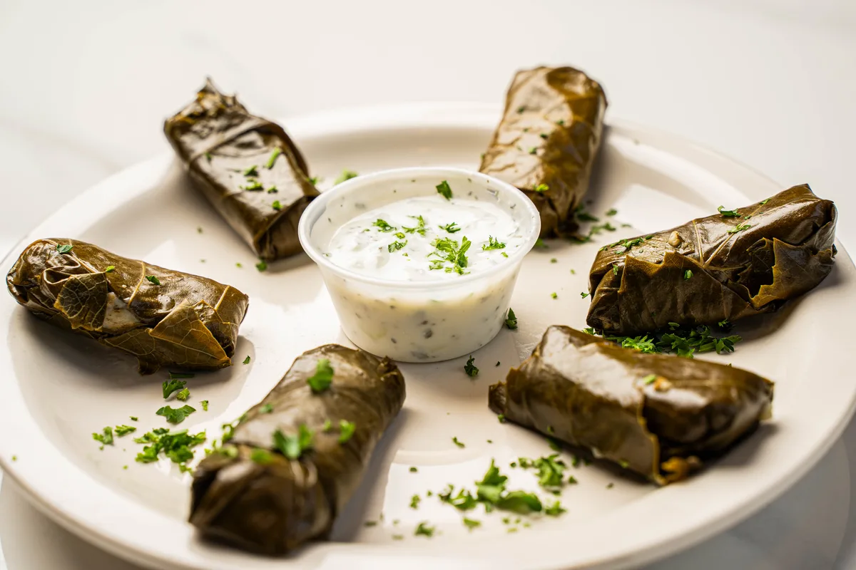 Veggie Stuffed Grape Leaves