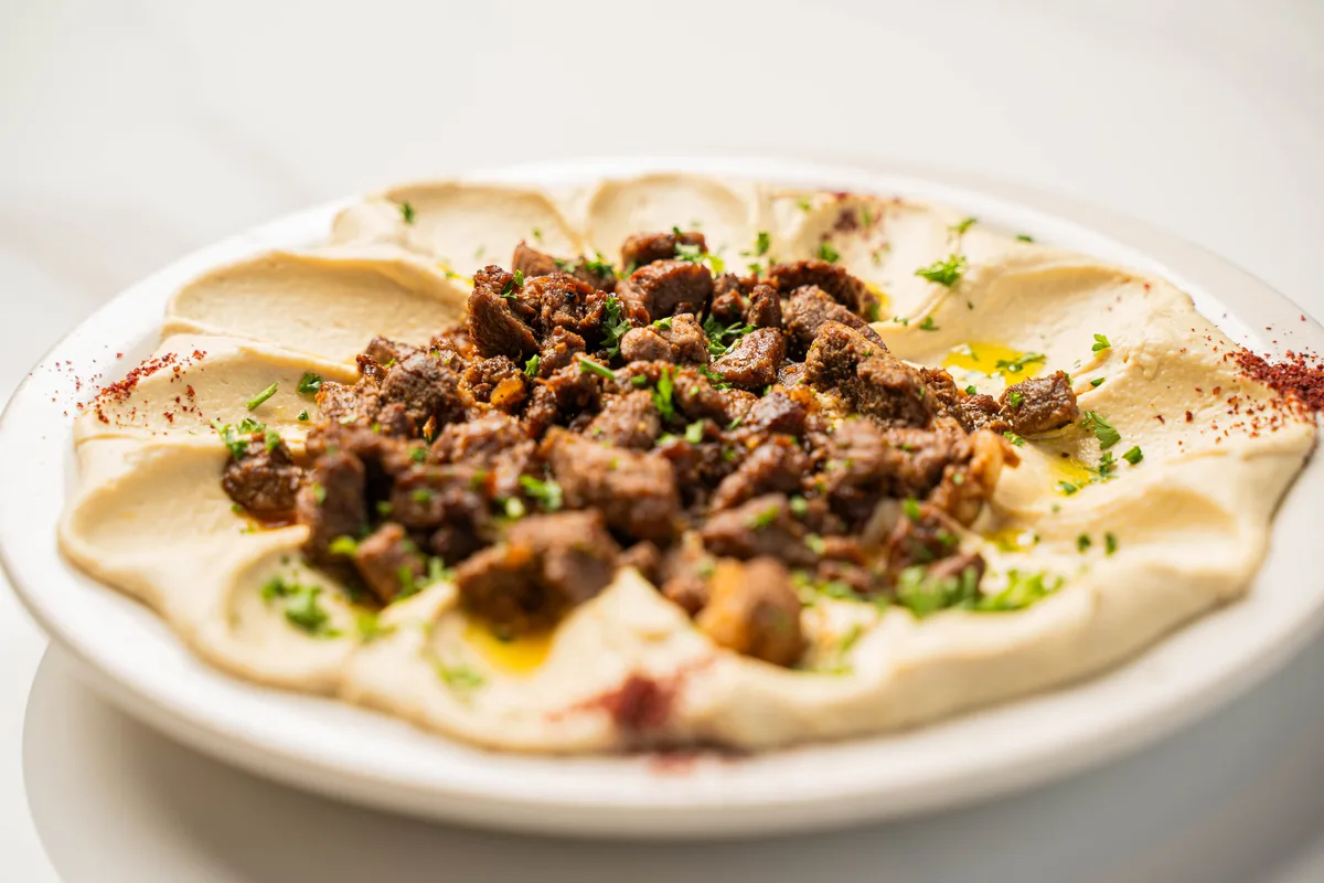 Hummus with Lamb
